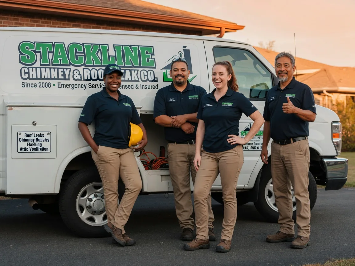 Chimney flashing repair company in Mansfield, AR